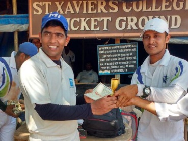 Man of the Match: Nagesh Kadam (11 runs off 15 balls and 4-27 in 4 overs), Mumbai