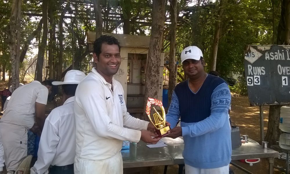 Man of the Match: Ashwin Pawar (22 runs off 22 balls and 2-9 in 3.2 overs), mumbai