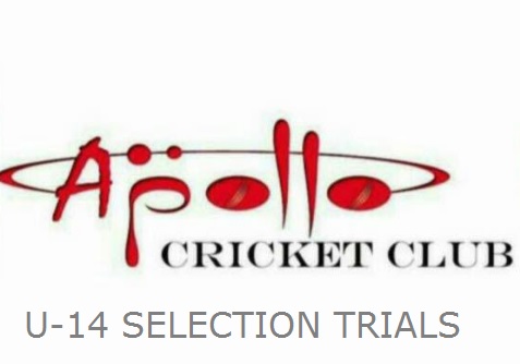 apollo-cricket-club under 14 selection trials