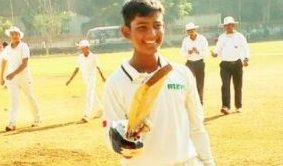 Abhinav Singh (Rizvi Springfield School Team) Not out 203 runs and 4 wkts