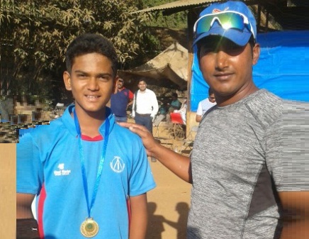 Aayush Zimare (Sanjeevani Cricket Academy Team) 78 runs and 1 wkt