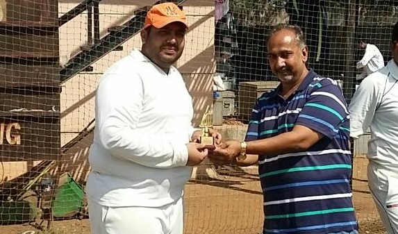 Amar Bhuta (KSG Strikers Team) 73 runs in 39 balls 9 fours and 3sixes