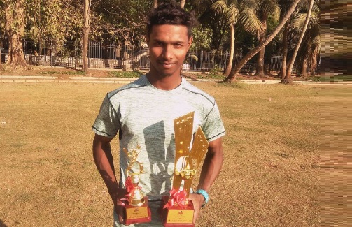 Aakash Patil (Rika Team) 75 runs in 29 balls 12 fours 2 sixes and 1 wkt