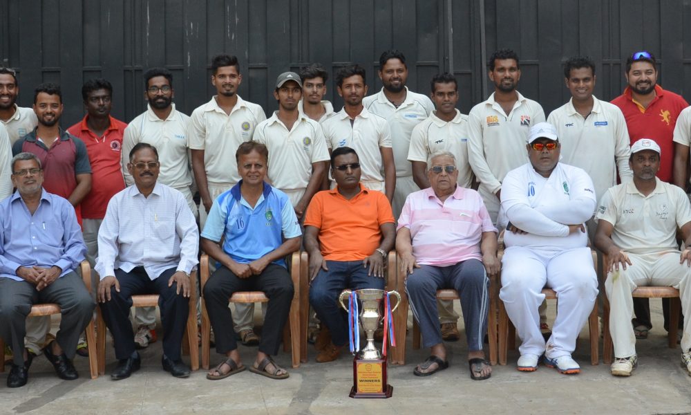 Prabhu Jolly Cricket Club Team Winner Team of 62nd Balkrishna Bapat Memorial Shield Suburban Cricket Tournament 2016-17