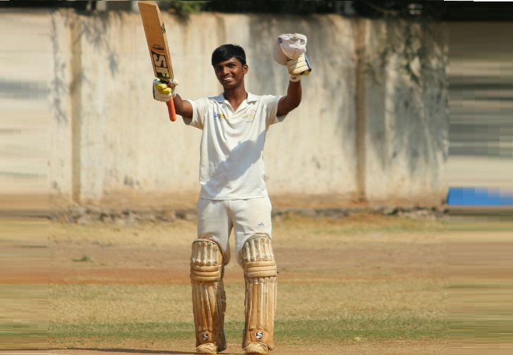 Pranav Dhanawade (Modern Cricket Club Team) 50 runs in 55 balls 6 fours and 1 Six