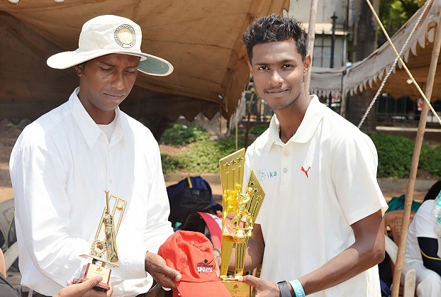 Talented Akash Patil takes 6wkts and scores a 40 ball 83 all in the same match to win the finals of the Masters Cup