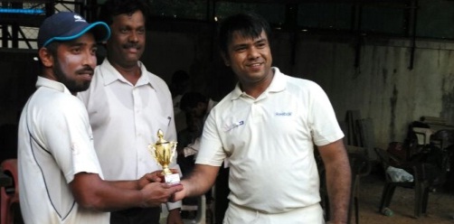 All-rounder Omkar Jadhav shows his mettle with a 4-for against Accenture in the Masters Cup Edition 6