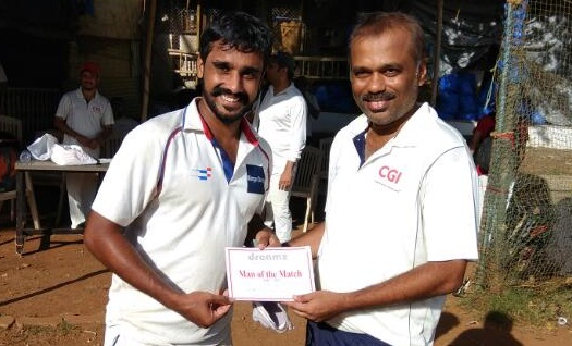 All-round perfomance by Kshitij Iyengar helps Morgan Stanley win comfortably in the Dreamz T20 Tournament