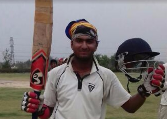 Saurav Nautiyal from Rajput Gymkhana Cricket Academy in New Delhi