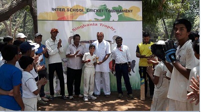 Aarush and Anirudh take 7wkts together lead Billabong School to a win in the Singhania U-16 Tournament