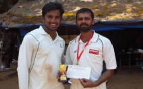 Deepesh’s gutsy 64 and good bowling by Mahindra help them win over HAV Solutions in the Milan T20 Tournament
