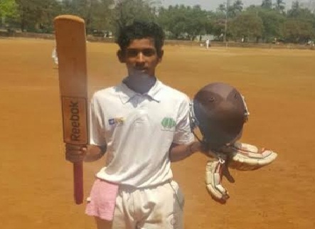 16yr old Dishan Rane stamps his class with a stylish 102 while Atharva takes a fifer in the Thane Summer League '17