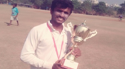 Akash Bharadwaj smashes 3sixes in the last 10balls to win the finals vs Datamatics in the DTDC CCL Tournament