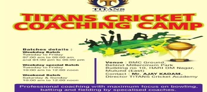 TITANS Cricket Academy Mumbai