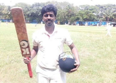 Vinish Phillips steals the show with his bright hundred vs Dahisar in the Kanga League 2017/18