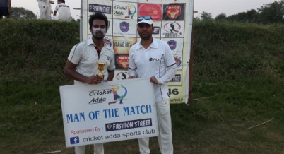 Sahil Querishi and Sanjay Sharma help SSCC win over Bravehearts in the Cricket Adda T-20 Cup 2017