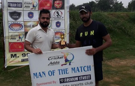 Digvijay and Aditya’s quick half centuries steer SSCC to a flat win in the Cricket Adda Cup 2017