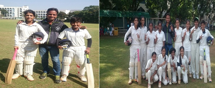 Anchal Valanju and Vaibhavi Raja steer SVM International School to a record title win at the School State Level Cricket Tournament
