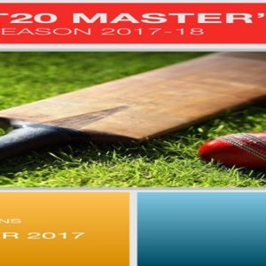 T20 MASTER’S CUP 2017-18 MUMBAI