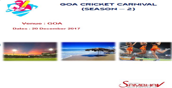 Goa Cricket Carnival Tournament 2017 Season 2
