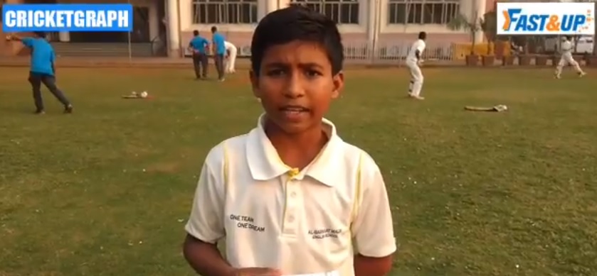 Al Barkat Malik School Kurla cricket team skipper Harsh