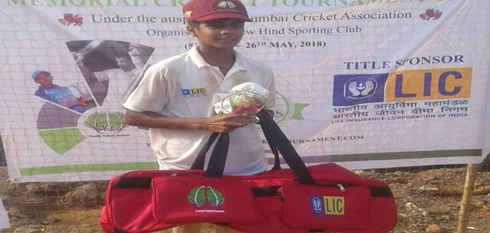 Young left-arm spinner Yash Kripal impresses with 20wkts in the Kalpesh Koli Tournament‘18