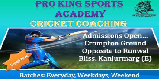 Pro King Sports Academy Cricket Coaching Kanjurmarg Mumbai
