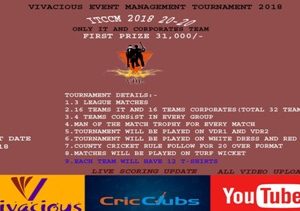 ITCCM 20-20 Tournament 2018 Pune