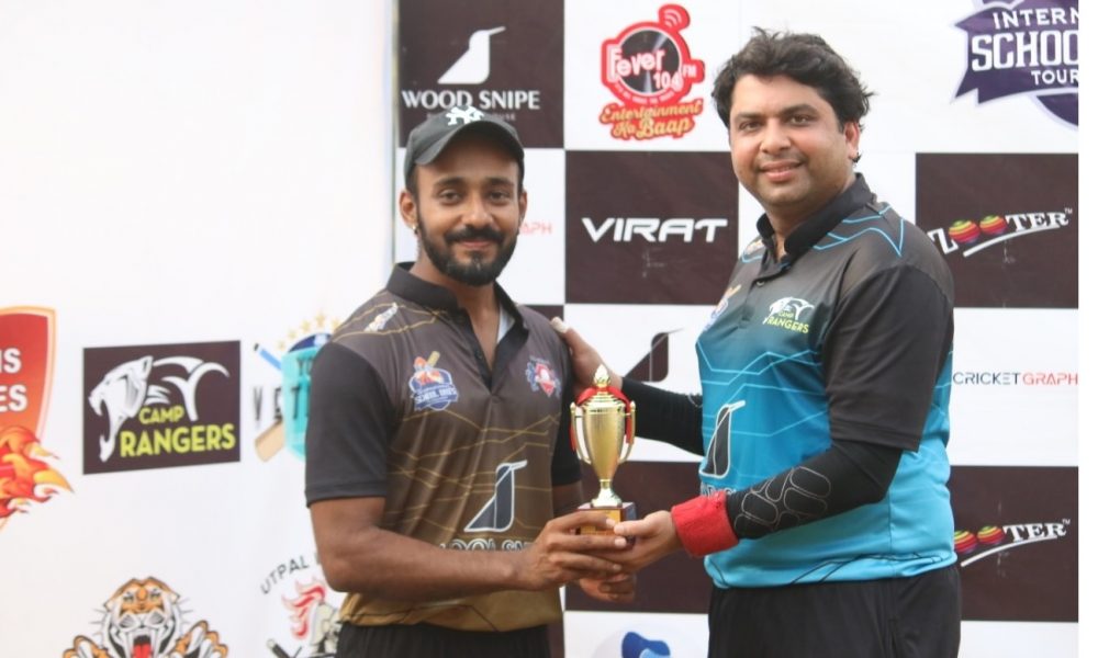 Vinay Jain From BD Royals Team Man of the match 78 runs not out in 54 balls (9 Fours) Against Camp Rangers Team