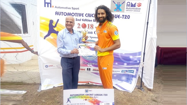 Ajay Singh Janoo From Montage Team Man of the Match 133 not out runs in 62 balls (17 Fours and 5 Sixes) against Kotak Mahindra Bank
