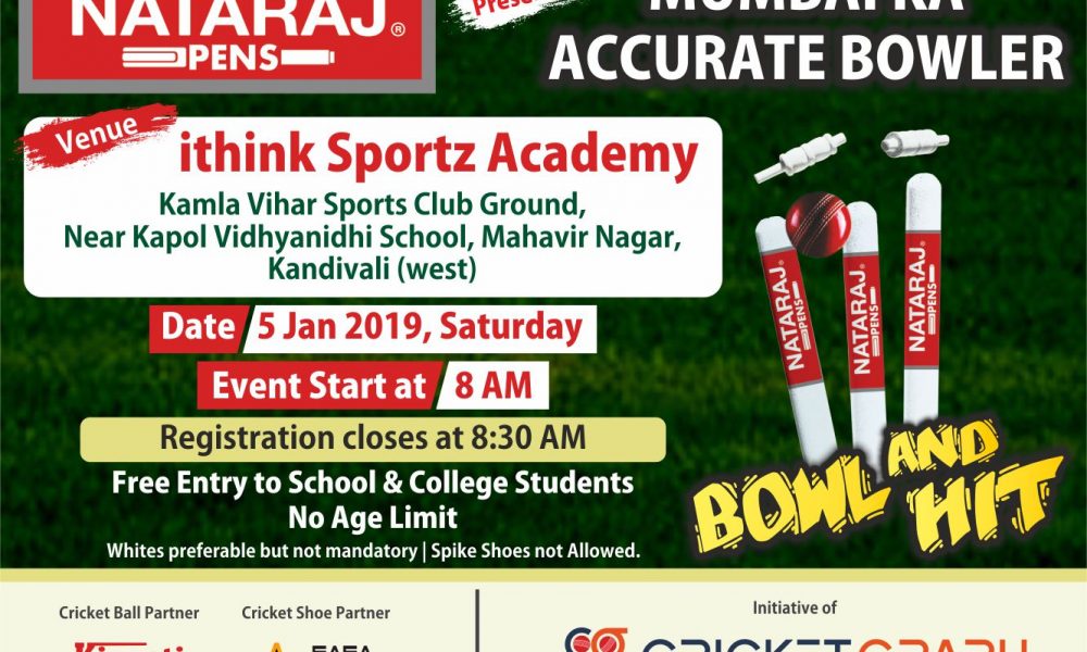 mumbai ka accurate bowler contest by nataraj pens
