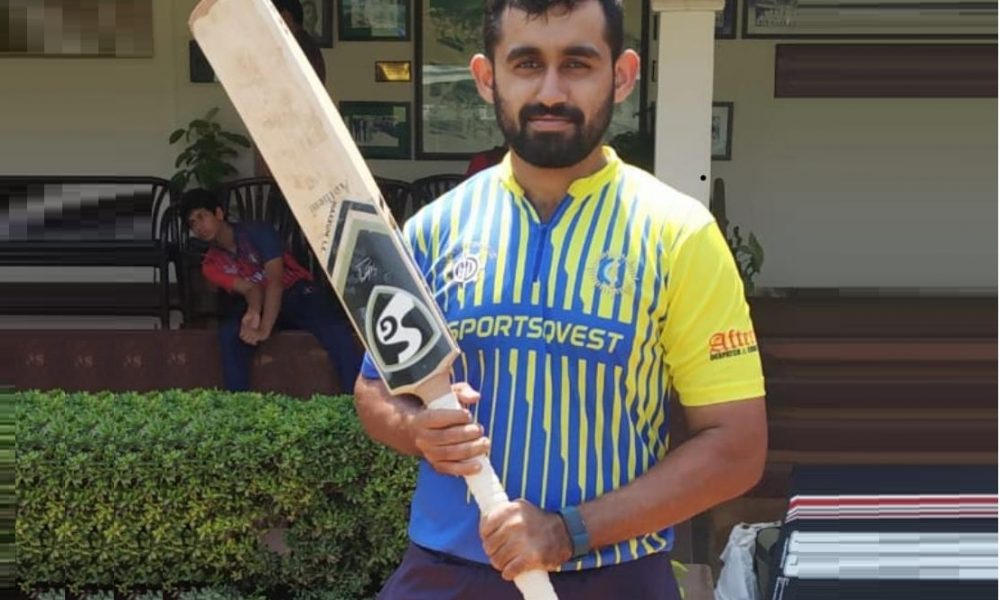 Sahil Purohit From Cricket Club of India XI Team Man of the match 36 runs in 21 balls (4 Fours and 1 Sixes) against Malabar Hill Club Team