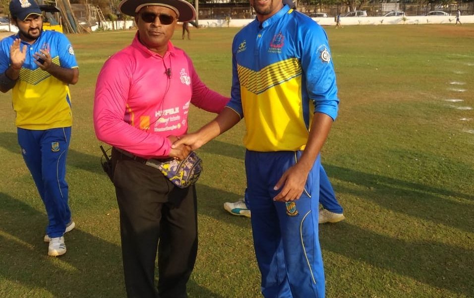 Vishal Shah Man of the Match from Osians Cricket Club Team score 73 runs in 46 balls (7 Fours and 1 Sixes) against Malabar Hill Team