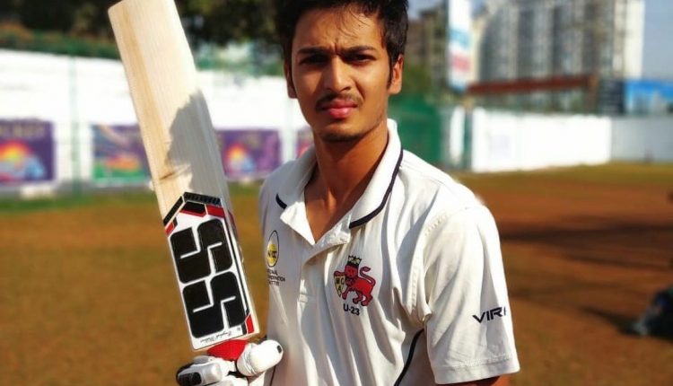 Ashay Sardesai and Sumit Ghadigaonkar 194 run partnership in Police Shield Tournament 2021 at DY Patil Stadium