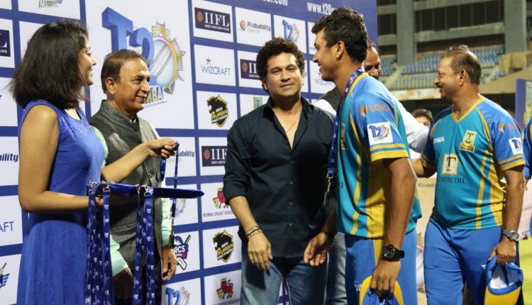 Parikshit Valsangkar and Sachin Tendulkar