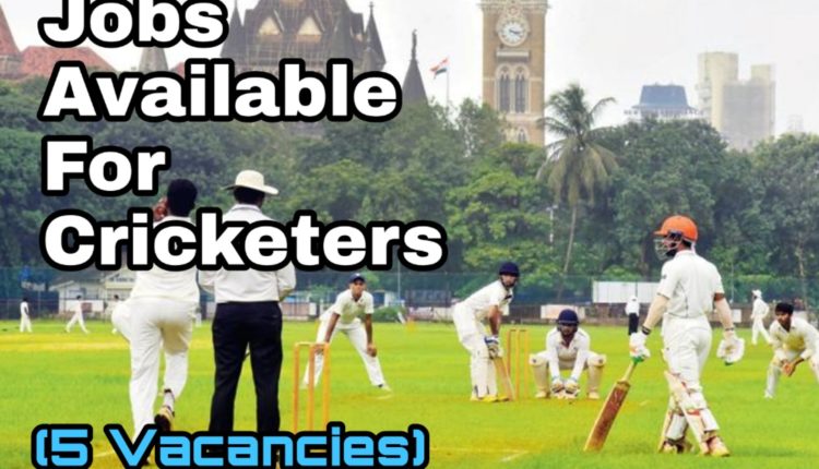 Jobs for cricketers
