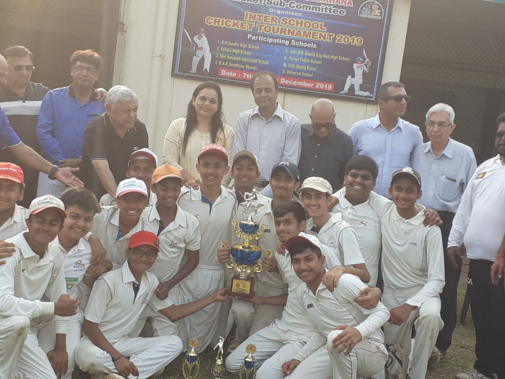 Swadhyay Bhavan wins the Ghatkopar Jolly Gymkhana’s MCA Interschool Tournament’19