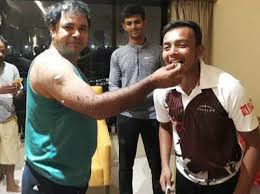 cricket coach jwala singh with prithvi shaw