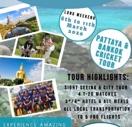 CRICKET TOUR TO THAILAND - 2020