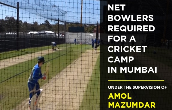 cricket nets bowlers required
