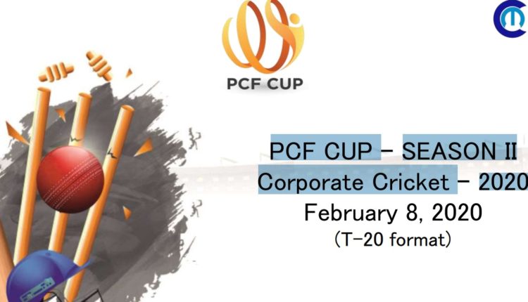PCF CUP - SEASON II Corporate Cricket – 2020 Noida