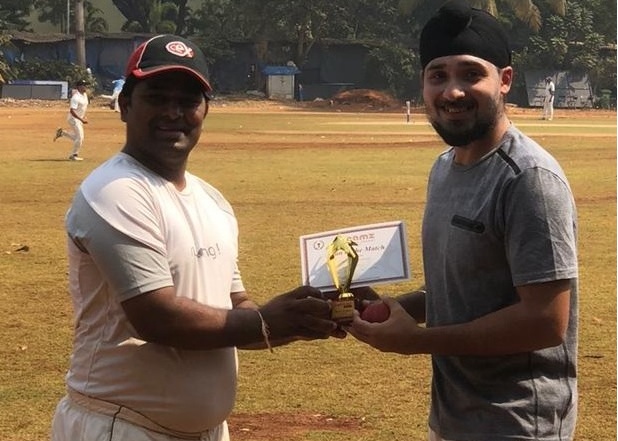 Man of the match - Kawaldeep Singh from Flavour Pot Food Team took 5 Wkts against CEX Team in The Dreamz Trophy T20 - Corporate Cricket Tournament 2019--20