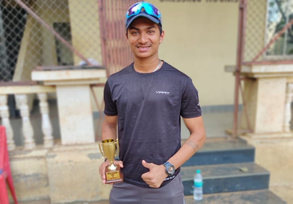 Man of the match - Manan Zatakia from Arero Rocks Team Score 69 runs in 39 balls (6 Fours and 5 Sixes)