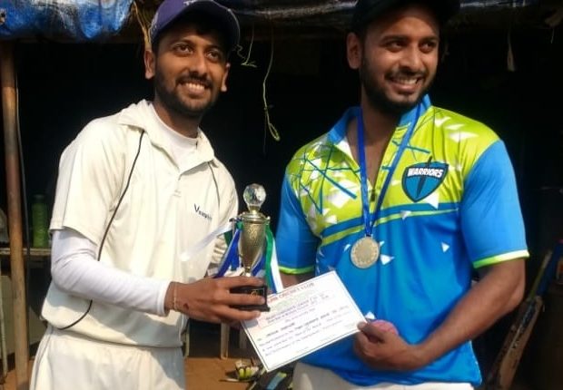 Man of the match - Krishna Sherigar from Devadiga team took 6 wkts against Deloitte Team in Milan Mega Corporate League T20 - 2019-20