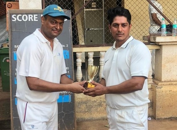 Man of the match - Prathamesh Patil From JP Corporation Team score 94 runs not out in 50 balls (8 fours and 3 sixes) against Hindustan unilever Team in jolly friends Sports Matunga 2- premier league Tournament 2019-20
