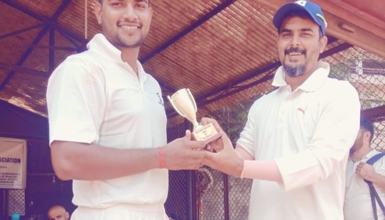 Man of the match - Jitesh Raut From Rising Vision Team Score 70 runs in 50 balls (11 Fours and 1 Six) against Digital Broadcast Team in Jolly Friend Sports Premier League 2019-20