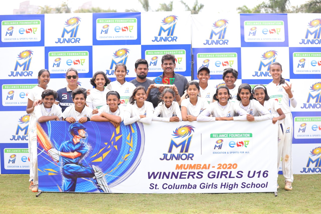 MUMBAI- Girls U-16 Winners St. Columba School (Gamdevi)