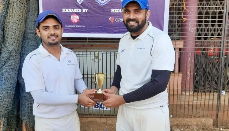 Man of the Match - Bhupen Samant from Burns & McDonnell India Team 45 runs in 29 balls and took 2 Wkts against SNCL in JFSC Burns & McDonnell Premier League 2020