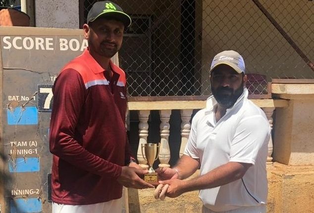 Man of the match - Sachin Sheth From Total Securities Team took 5 wkts against Wrong UNS Team in Jolly Friend Sports Matunga 1 Premier League 2019-20