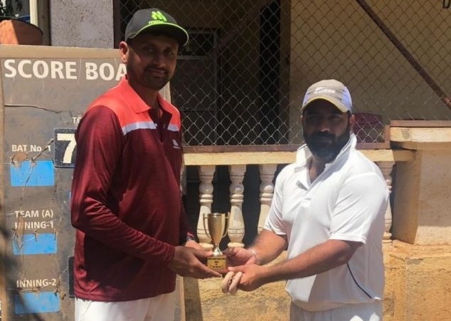 Man of the match - Sachin Sheth From Total Securities Team took 5 wkts against Wrong UNS Team in Jolly Friend Sports Matunga 1 Premier League 2019-20